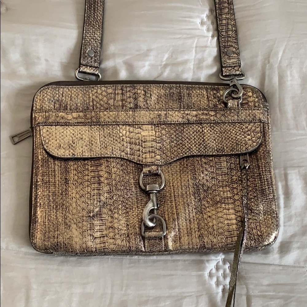 Rebecca Minkoff Snakeskin Laptop Bag